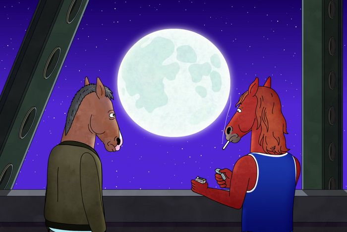 BoJack and Butterscotch-slash-Secretariat.