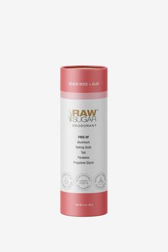 Raw Sugar Deodorant Beach Rose + Aloe, 2 oz.