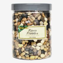 Mosser Lee River Pebbles Assorted Stone Vase Filler - 5 lb