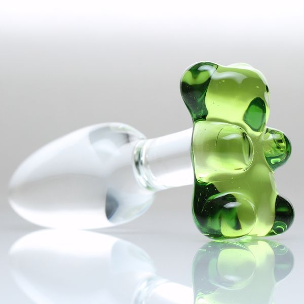 Hedonic Glass Gummy Bear Butt Plug