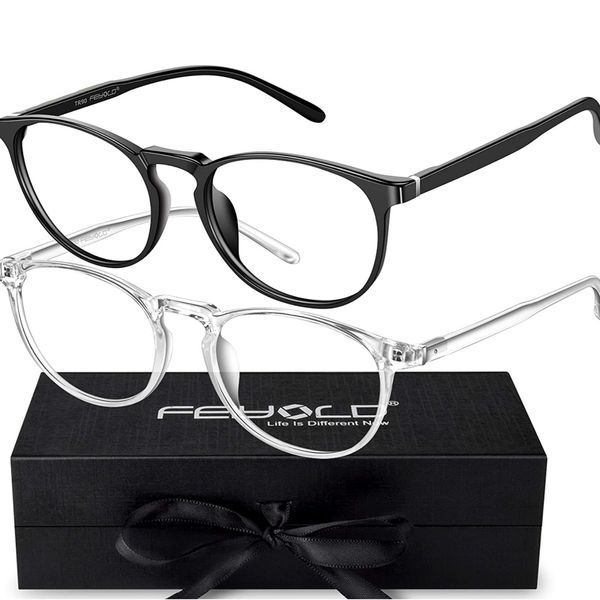 Fashionable Blue Light Blocking Glasses Anti Glare Square Eyeglass