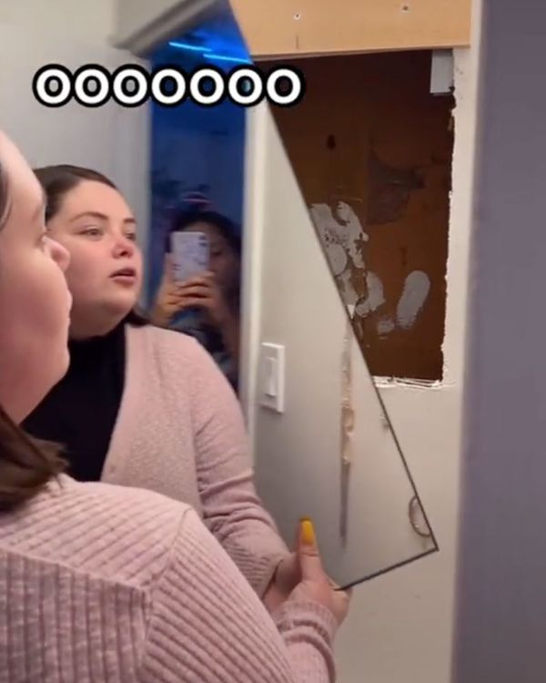 NYC Woman Finds Hole Behind Her Bathroom Mirror Leading to Strange Secret  Apartment – NBC New York