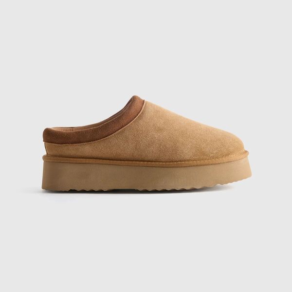 Quince Australian Shearling Platform Clog Slipper