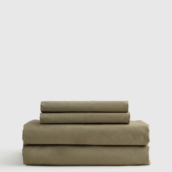 Quince Classic Organic Percale Sheet Set