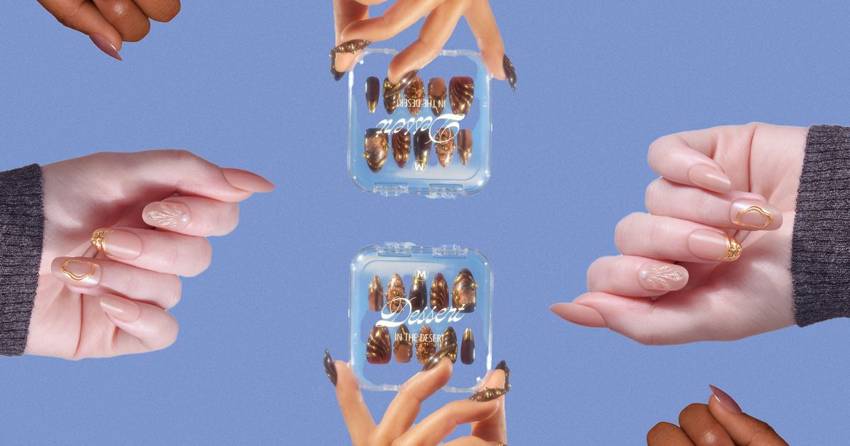 Give yourself a last-minute mani with these statement nails from Chillhouse, Kiss, and even Magnum (yes, the ice-cream brand).