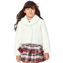 American Girl x Janie and Jack Winter-White Jacket for Girls