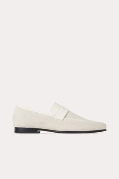 Toteme The Canvas Penny Loafer beige