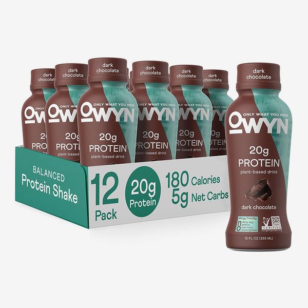 Batido de proteína de chocolate amargo Owyn