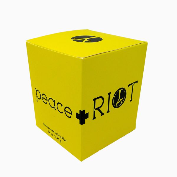 Peace and Riot Anniversary Candles