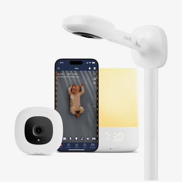Nanit Nursery Bundle Smart Baby Monitor with Wall Mount – 1080p HD Wi-Fi Camera