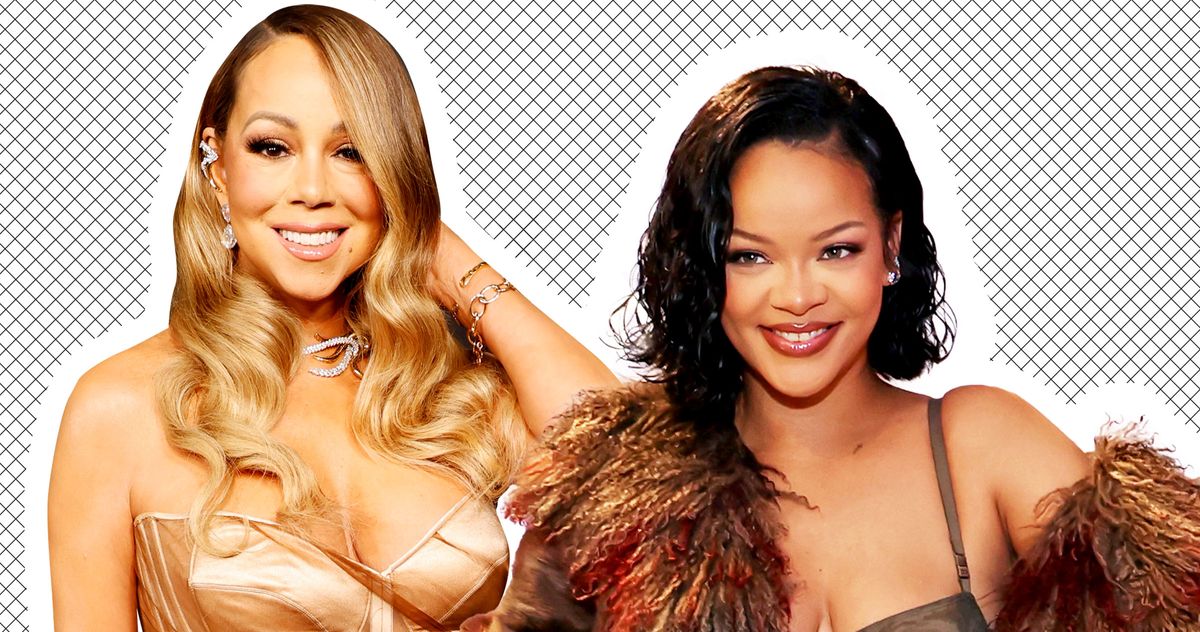 Rihanna Asked Mariah Carey to Sign Her Boob #Rihanna