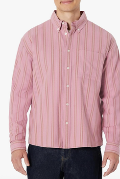 Amazon Essentials Men’s Modern Oversized-Fit Cotton Button-Down Shirt