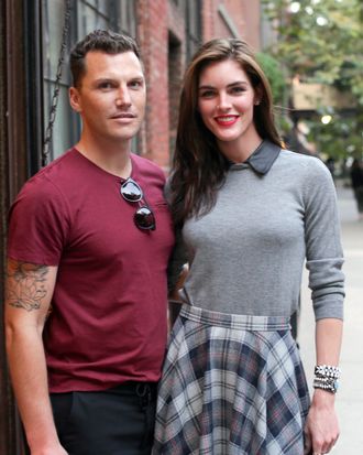 Sean Avery and Hilary Rhoda.