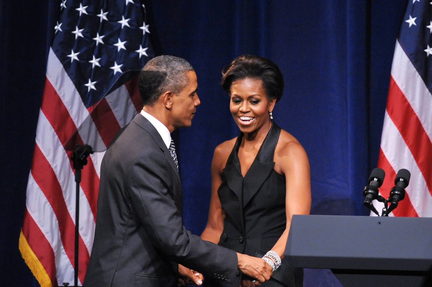 A New Appearance by Michelle Obama's Toned Upper Arms
