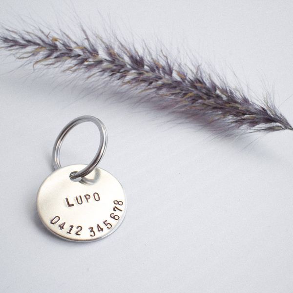 Personalized Silver ID Pet Tag