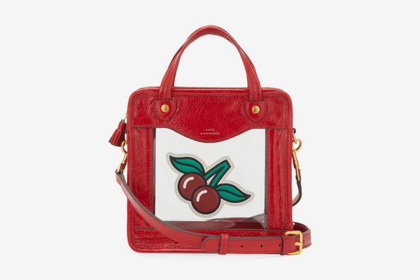 Anya Hindmarch Cherry Leather Crossbody Bag