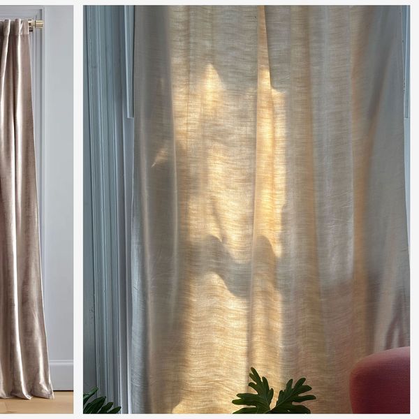 Quince Luster Velvet Curtain