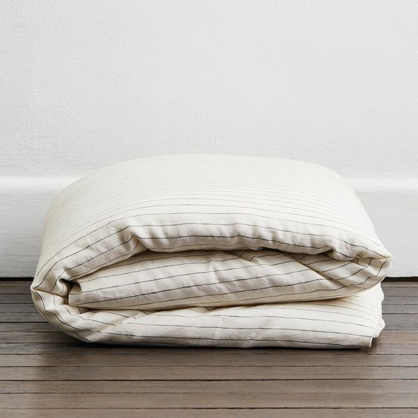 Bed Threads 100 Percent Flax Linen Duvet Cover - Queen