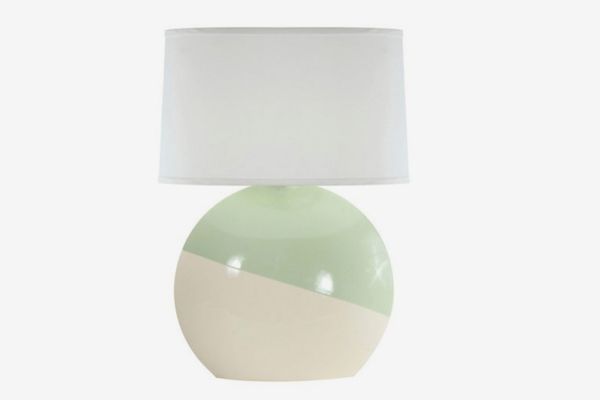 Torrance Table Lamp, Celadon/White