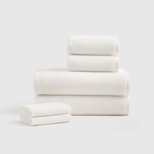 Quince Turkish Ribbed Quick Dry Bath Sheet Bundle