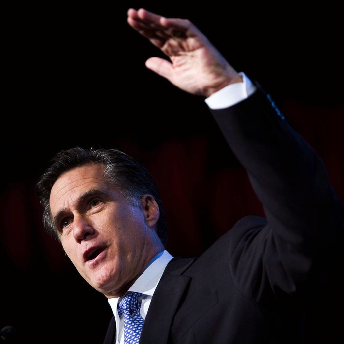 Massachusetts Governor Mitt Romney speaks during the Washington Briefing of the 2006 Values Voter Summit September 22, 2006 in Washington, DC. The event was hosted by The Family Research Council (FRC).