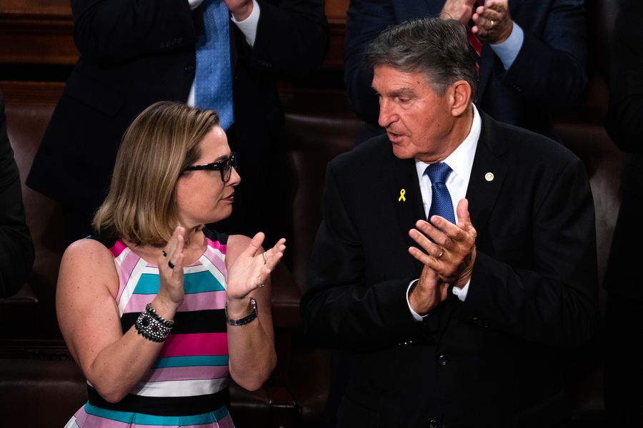 Manchin and Sinema Fire Parting Shot at Democrats and Unions