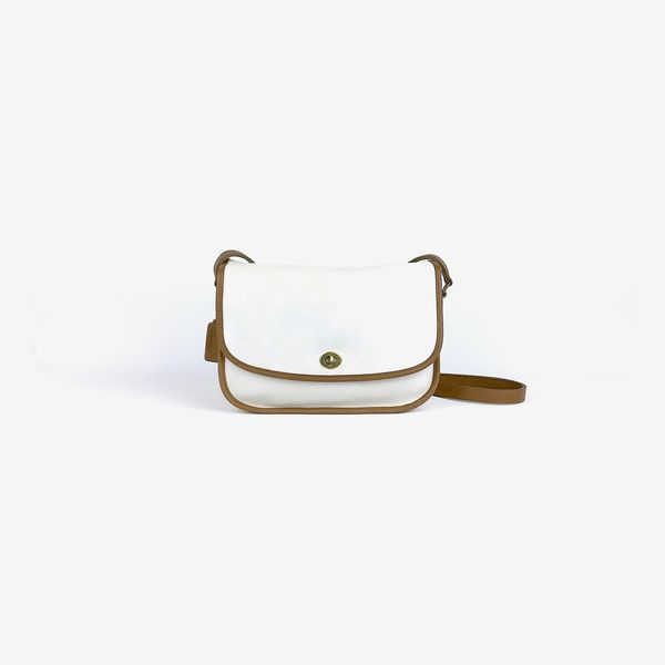 Coach, Bags, Vintage Coach Shoulder Bag Winter White Leather