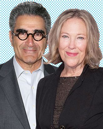 Catherine O'Hara and Levy on Their Onscreen Romances More 40 Years of Together