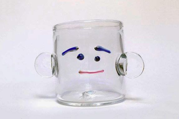 Tak Tak One-of-a-Kind Glass Face Cups