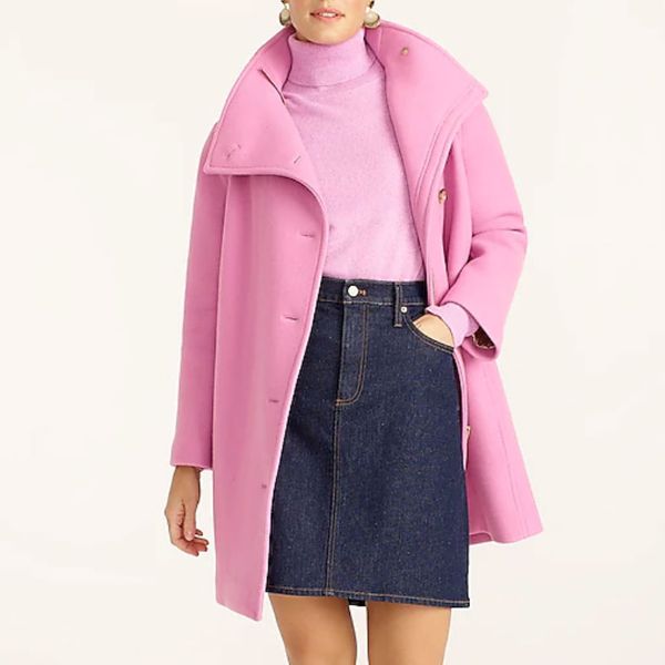 J.Crew Villa Coat in Italian Stadium-Cloth Wool