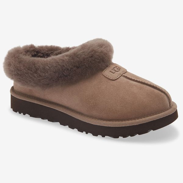 UGG Tazzette Genuine Shearling Collar Slipper