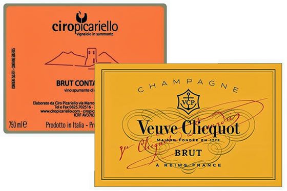 Veuve Clicquot Brut Champagne Yellow Label - Drink Menu - New York