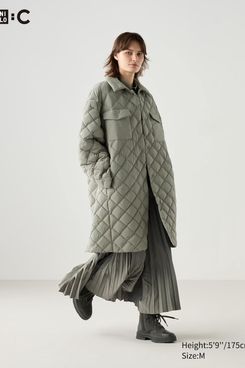 Uniqlo PUFFTECH Quilted Oversized Coat