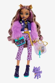 Monster High Clawdeen Doll With Pet Dog Crescent