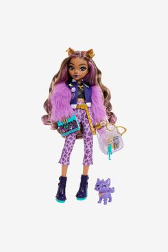 Monster High Clawdeen Wolf Doll with Pet Dog Crescent