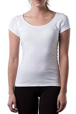 Thompson Tee Sweatproof Undershirt for Women with Underarm Sweat Pads