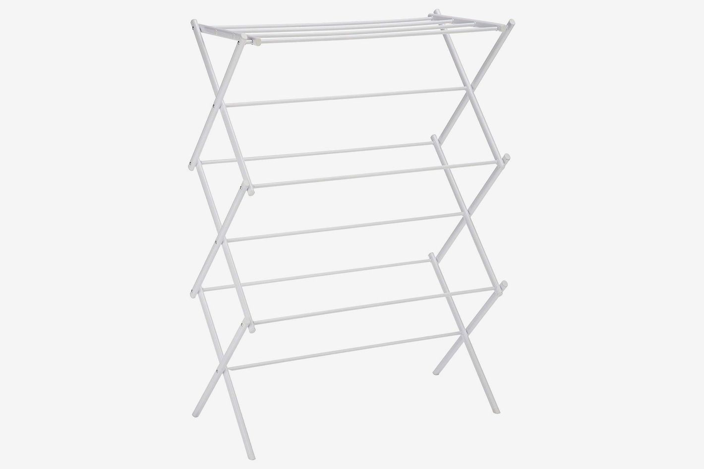 Square, 40-Clips JAUREE Clothes Drying Rack Stainless Steel Laundry Hanging Rack for Balcony and Courtyard Suitable for Socks Drying Towels and Baby Clothes Underwears