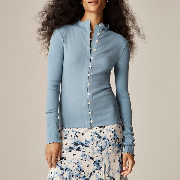J.Crew Perfect Rib Cardigan Top
