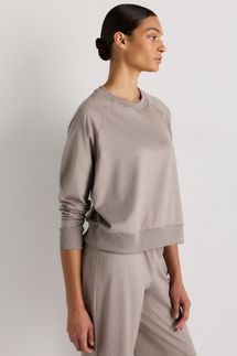Quince Flowknit Pullover Crew