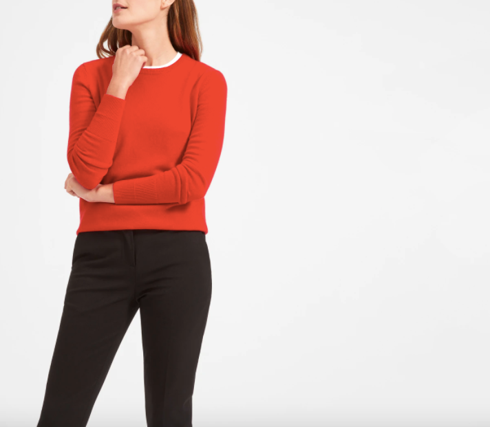 everlane cashmere sweatshirt