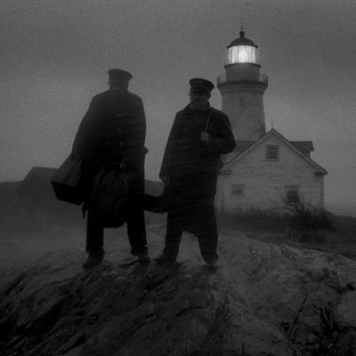 Robert Pattinson and Willem Dafoe in The Lighthouse