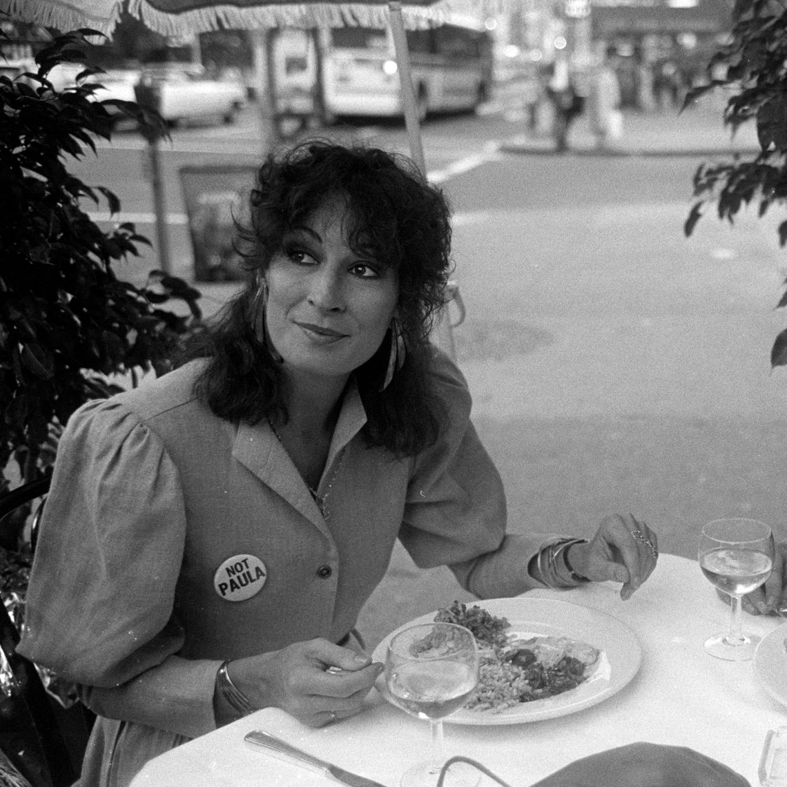 Anjelica Huston at the release party for The Only Place to Be in 1982. Photo: Sonia Moskowitz/WWD/Penske Media via Getty Images