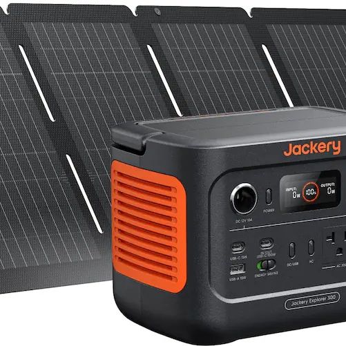 Jackery Explorer 300 V2 Portable Power Station With 40W Solar Panel