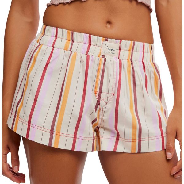 Free People Day To Day Mini Boxer Pajama Shorts
