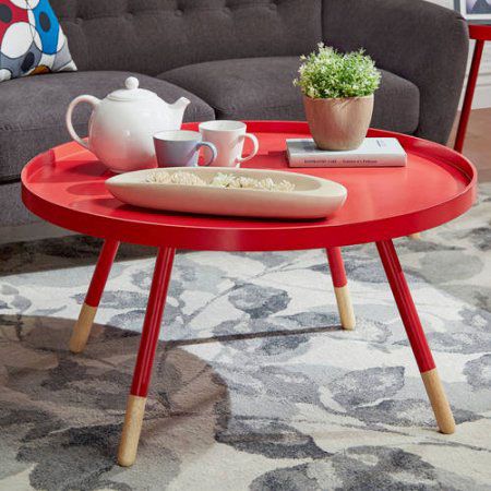 Chelsea Lane Round Tray Coffee Table