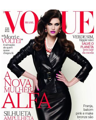 Bianca Balti for Brazilian <em>Vogue</em>.