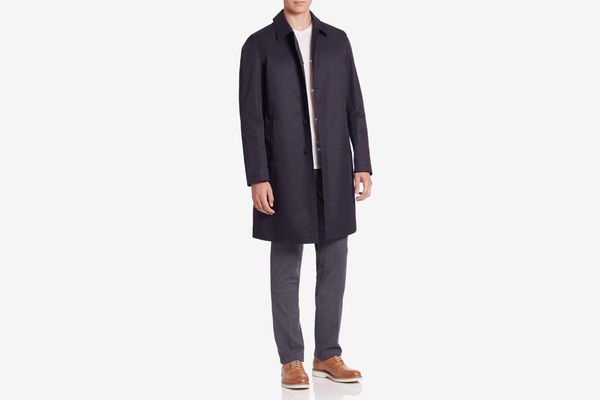 Saks Fifth Avenue Long-Sleeve Trench Coat