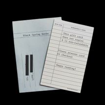 Black Spring Books Gift Card