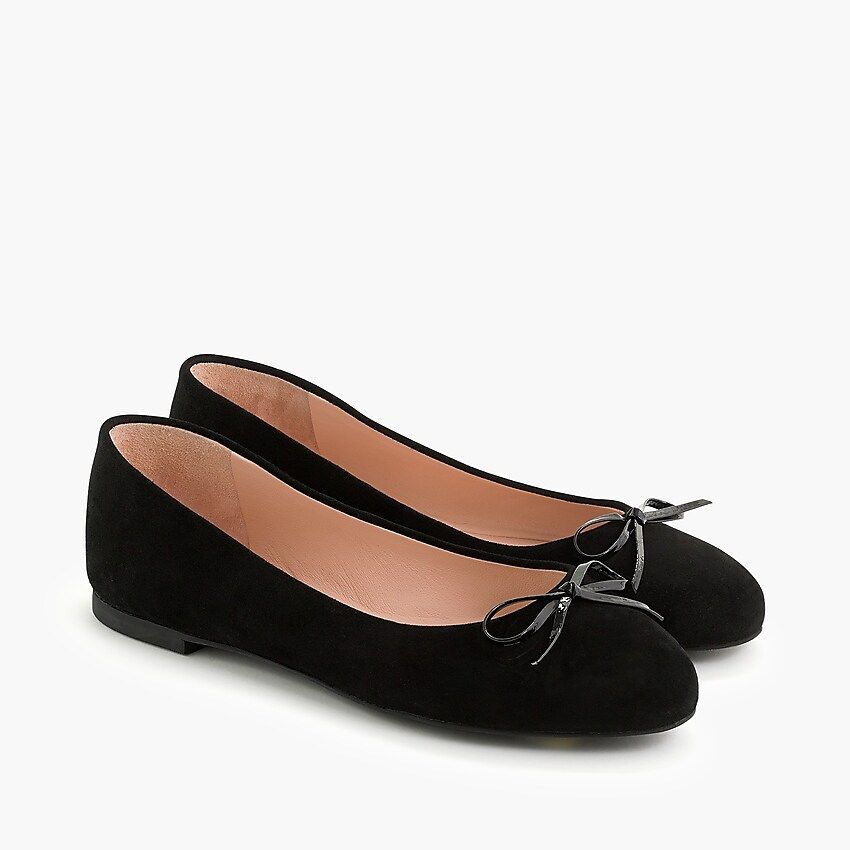 stylish black flats