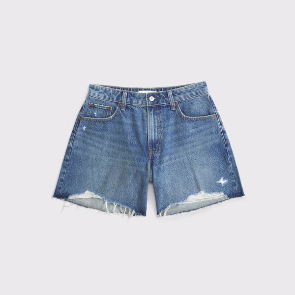 Abercrombie & Fitch Curve Love High Rise Loose Short